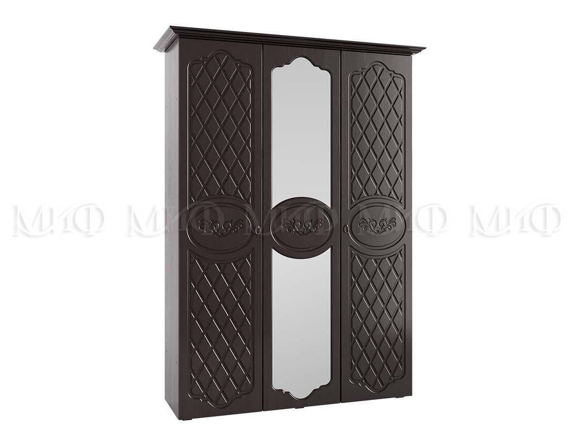 Шкаф 3-х Створчатый Элит МДФ (Ш-1500 х В-2236 х Г-524 мм)/Разные Цвета