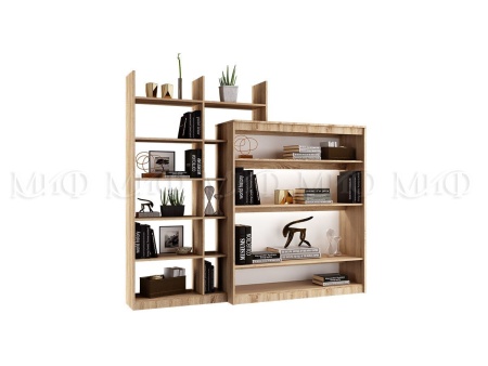 Шкаф для Посуды Тиона Сонома (Ш-2060 мм x В-1856 мм x Г-438 мм)