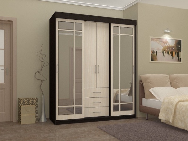 Шкаф-Купе Модрест (Ш-1700 × В-2220 × Г-574 мм)/Разные Цвета