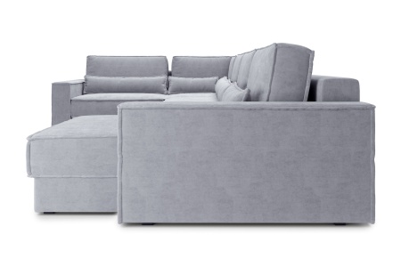 Диван п-образный тик-так Сохо серый