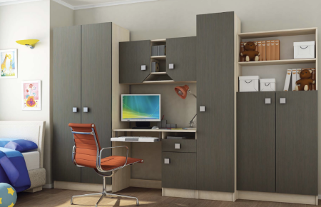 Детский Гарнитур Юнит (Ш-3000 х В-2000 х Г-500 мм)/Разные Цвета